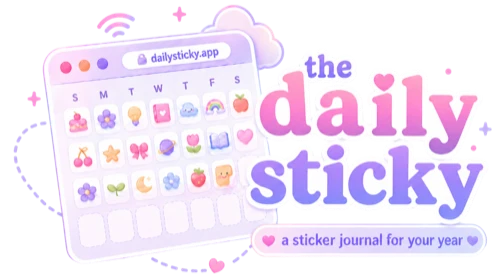 The Daily Sticky — a sticker journal for your year