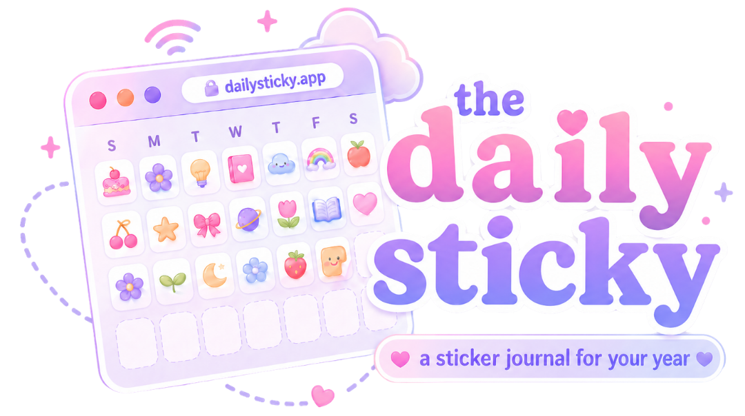 The Daily Sticky — a sticker journal for your year
